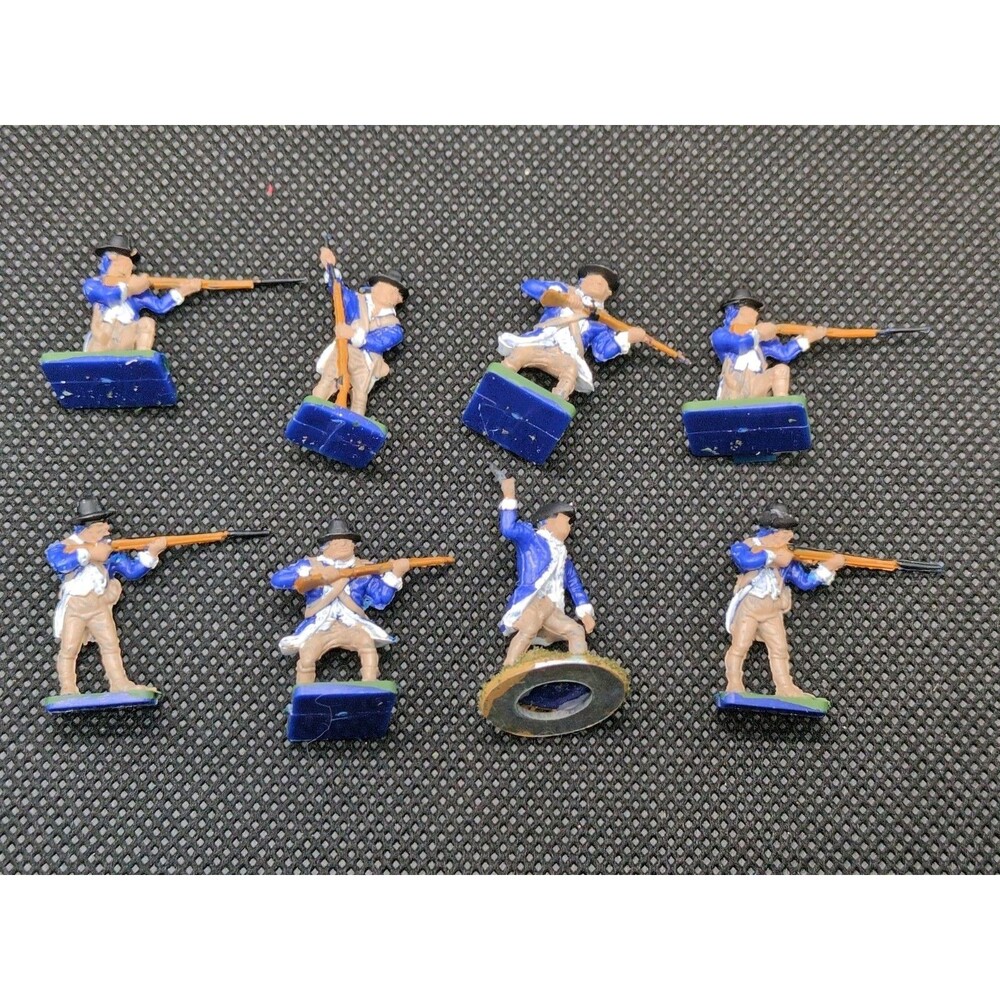 (8) Painted American Infantry 1/72 Miniatures